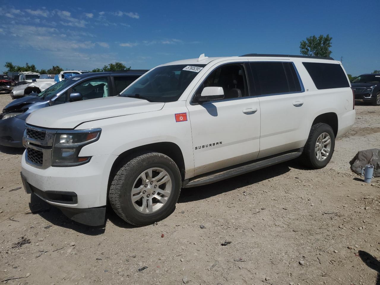 2019 Chevrolet Suburban LT, VIN 1GNSKHKCXKR405488 — Undercarriage