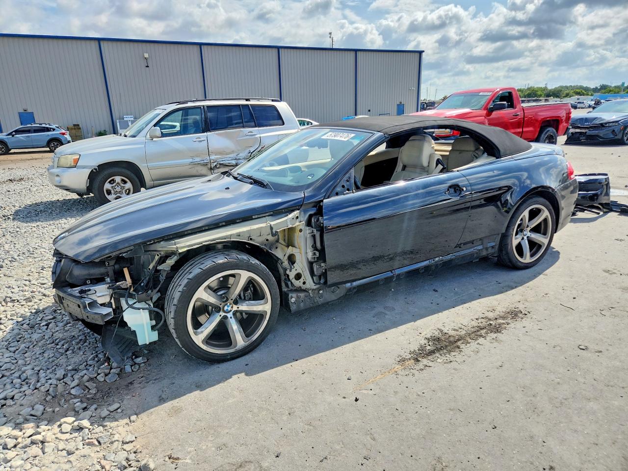 2009 BMW 6 Series 650i, VIN WBAEB53569CX64268 — Front end