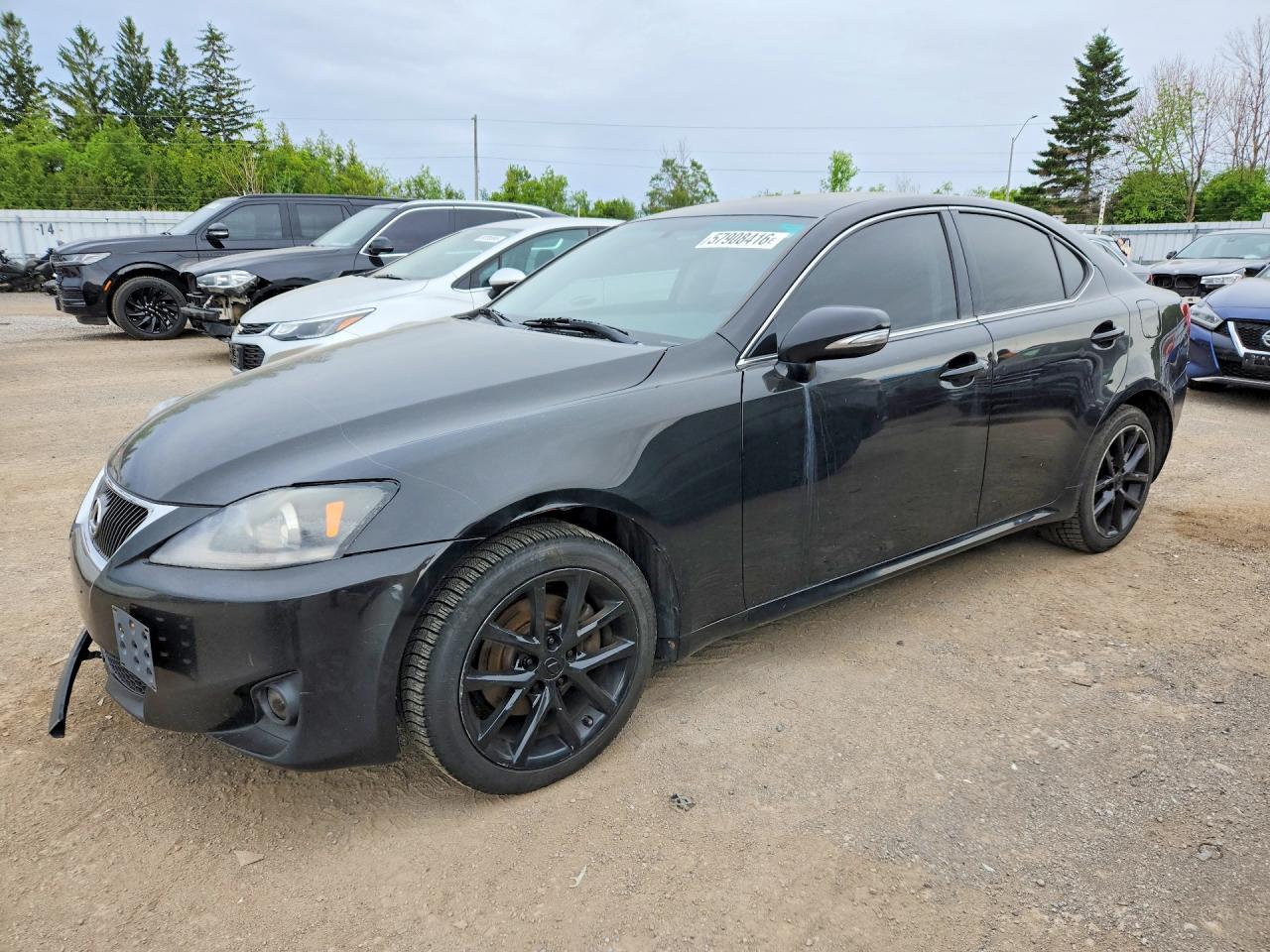 2011 Lexus IS 250, VIN JTHBF5C23B2101279 — Front end
