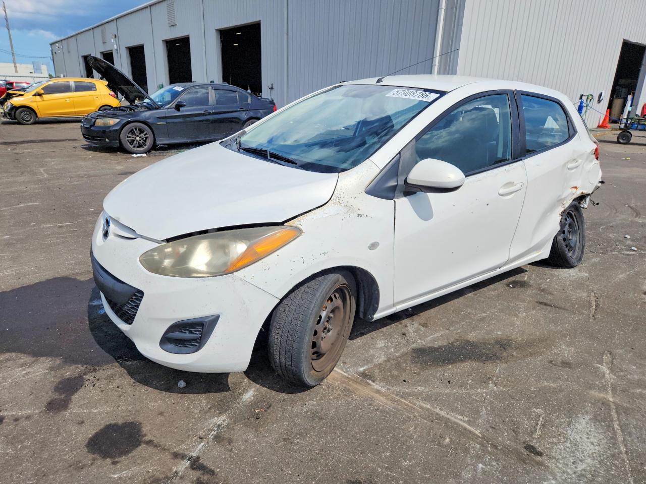 2014 Mazda 2 Sport, VIN JM1DE1KZXE0182379 — Rear end