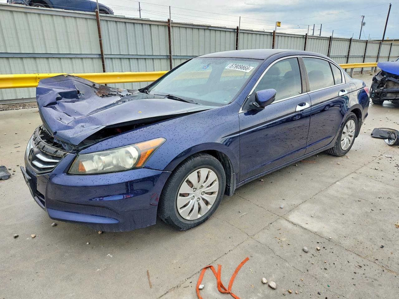 2011 Honda Accord LX, VIN 1HGCP2F39BA102143 — Engine fire