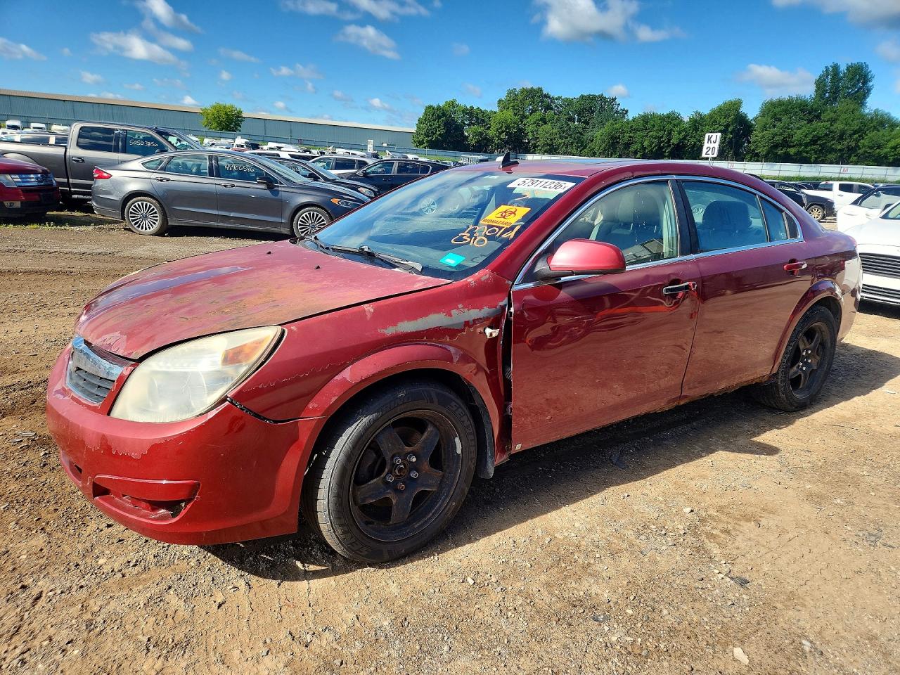 2009 Saturn Aura XE, VIN 1G8ZS57B29F137404 — Бок