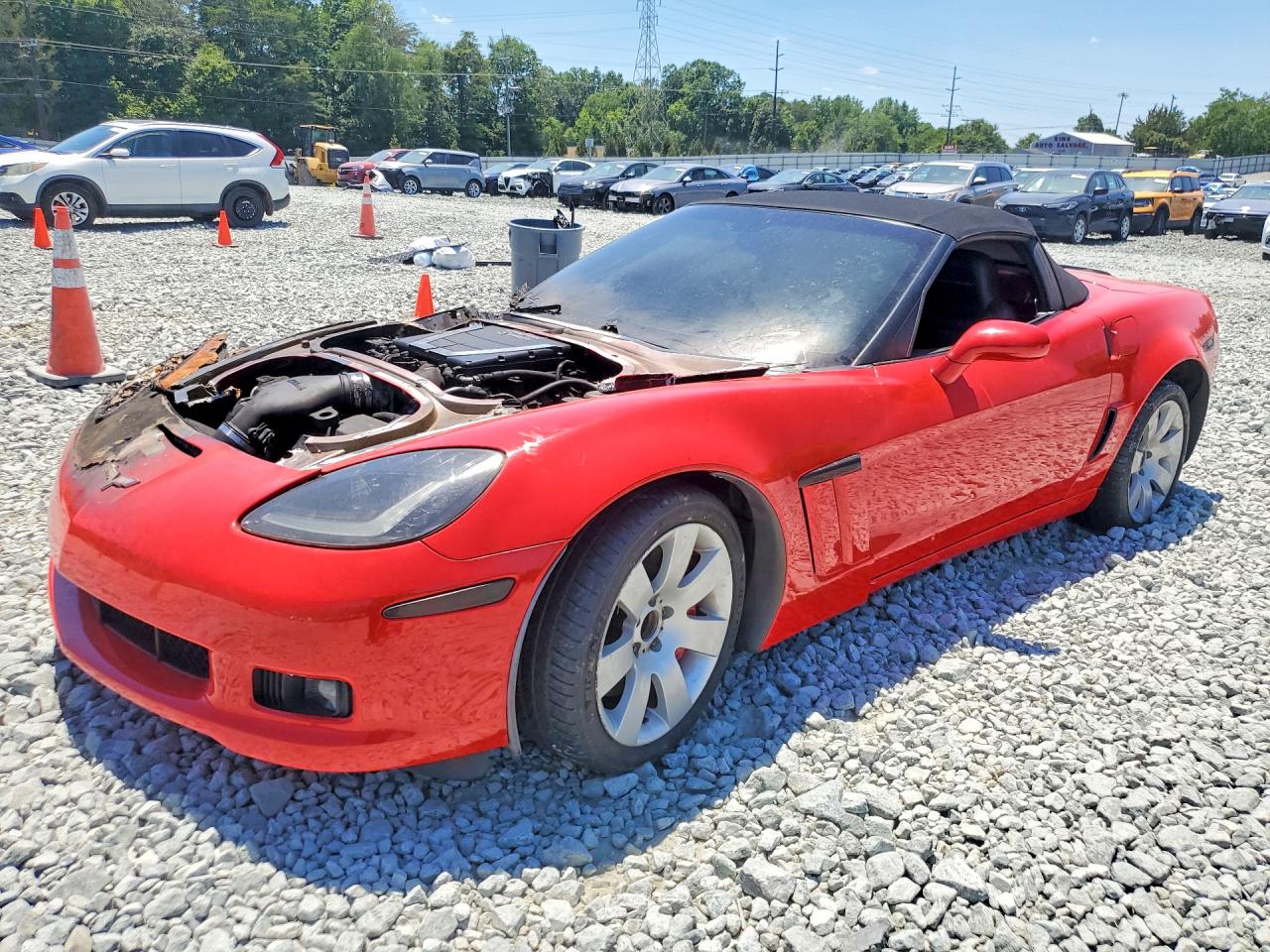 2012 Chevrolet Corvette Z16 Grand Sport 3LT, VIN 1G1YW3DW5C5102654 — Burn