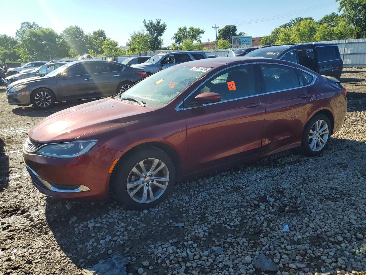 2015 Chrysler 200 Limited, VIN 1C3CCCAB8FN535860 — Rear end