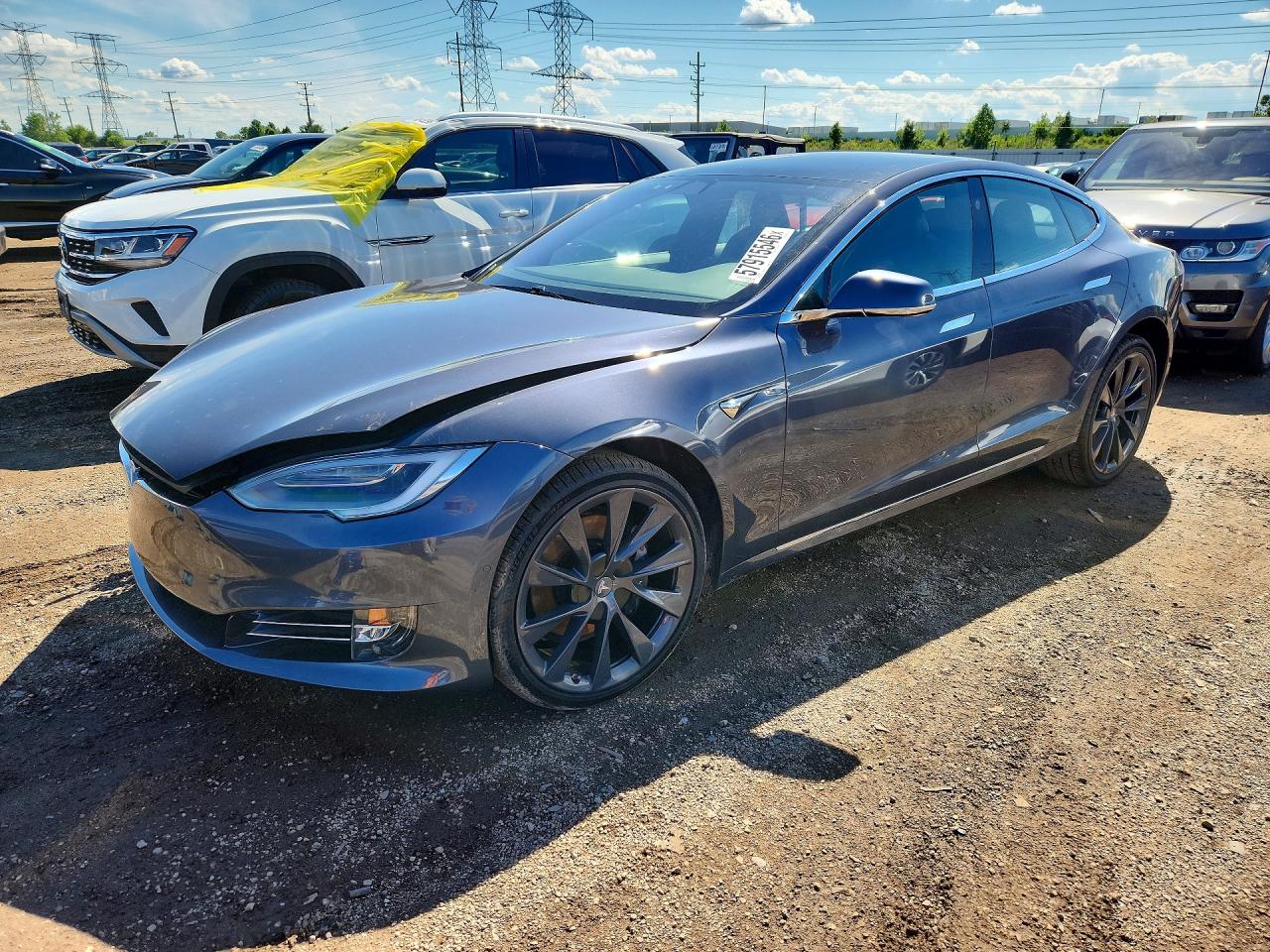 2020 Tesla Model S Long Range, VIN 5YJSA1E24LF399846 — Front end