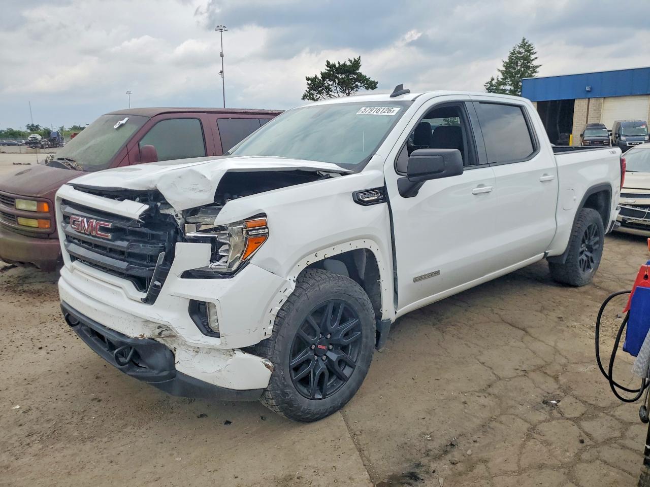 2021 GMC Sierra 1500 Elevation, VIN 3GTU9CET9MG439730 — Front end