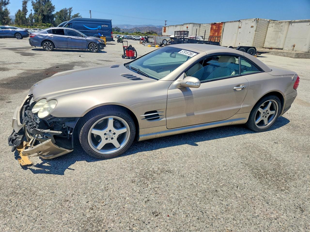 2003 Mercedes-Benz SL 500, VIN WDBSK75F13F046896 — Front end