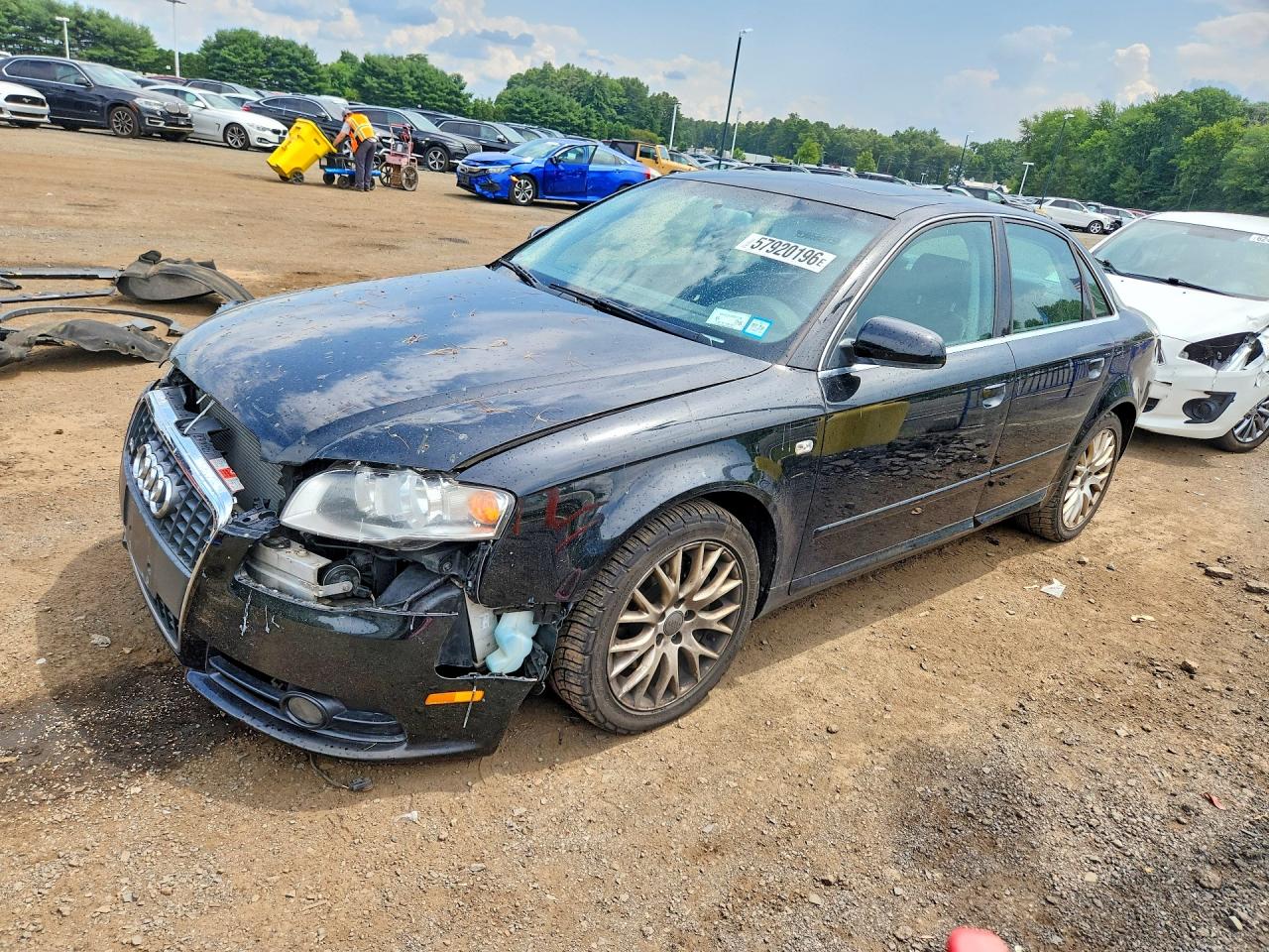 2008 Audi A4 2.0T, VIN WAUDF78E08A140867 — Front end