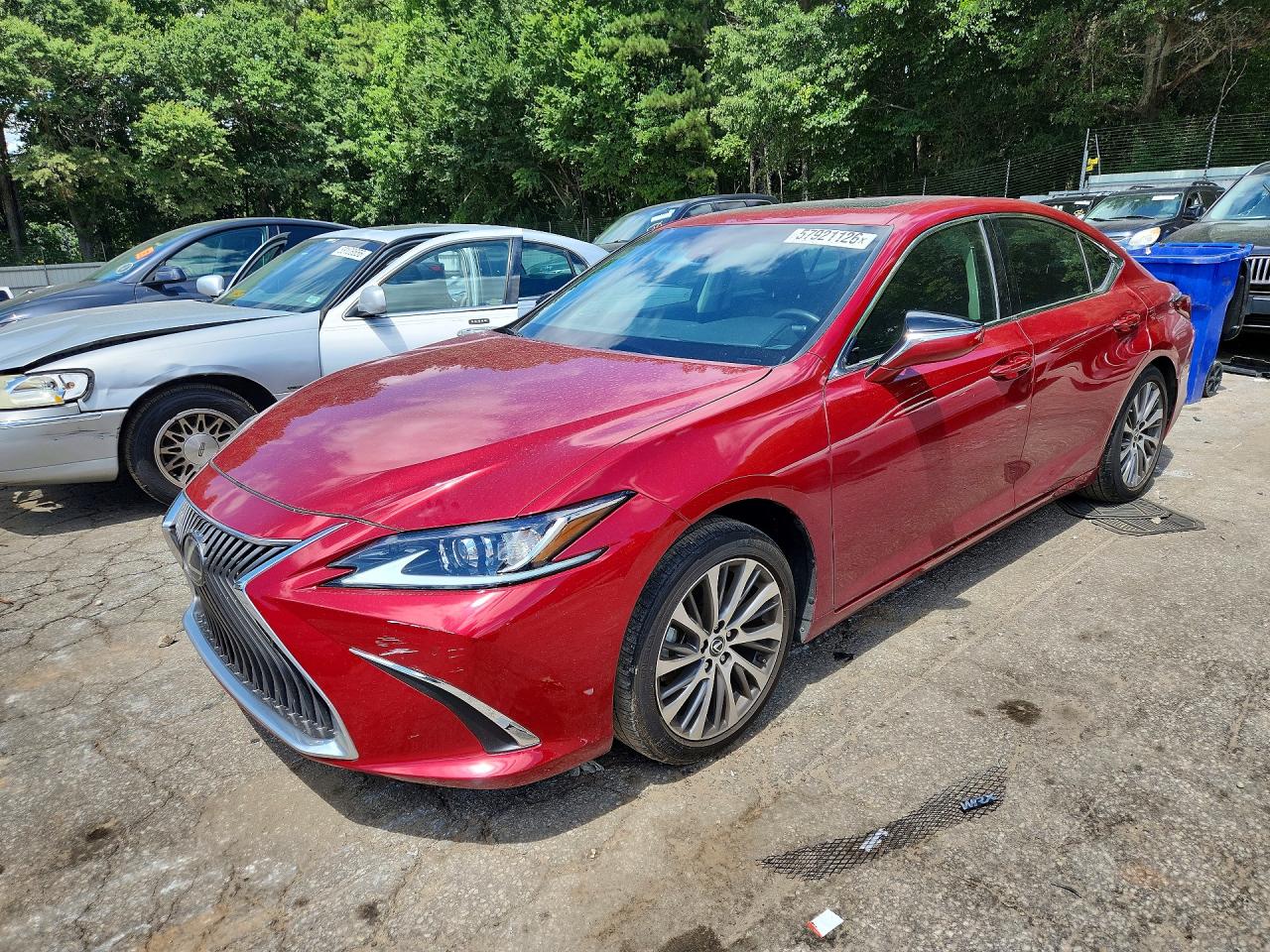 2019 Lexus ES 350, VIN 58ABZ1B14KU014221 — Зад