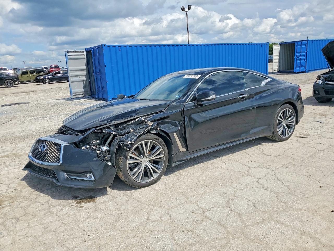 2018 Infiniti Q60 Luxe, VIN JN1EV7EL9JM391391 — Front end