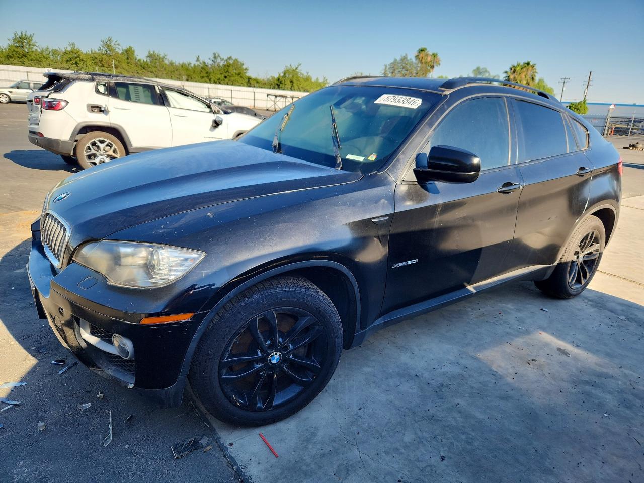 2013 BMW X6 xDrive50i, VIN 5UXFG8C51DL591082 — Ранее повреждён