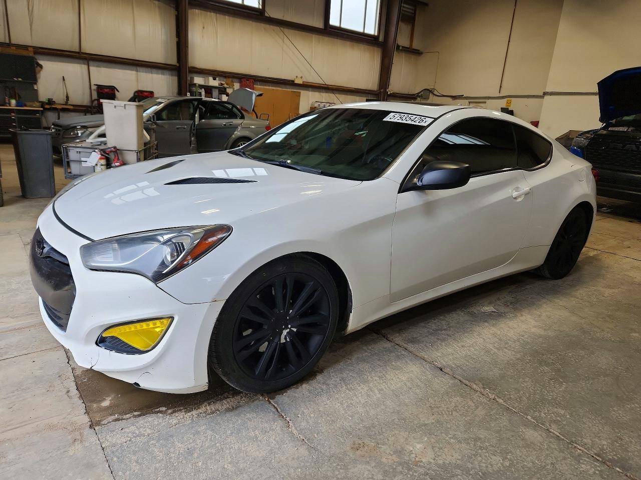 2013 Hyundai Genesis Coupe Premium, VIN KMHHT6KDXDU086389 — Prior damage history