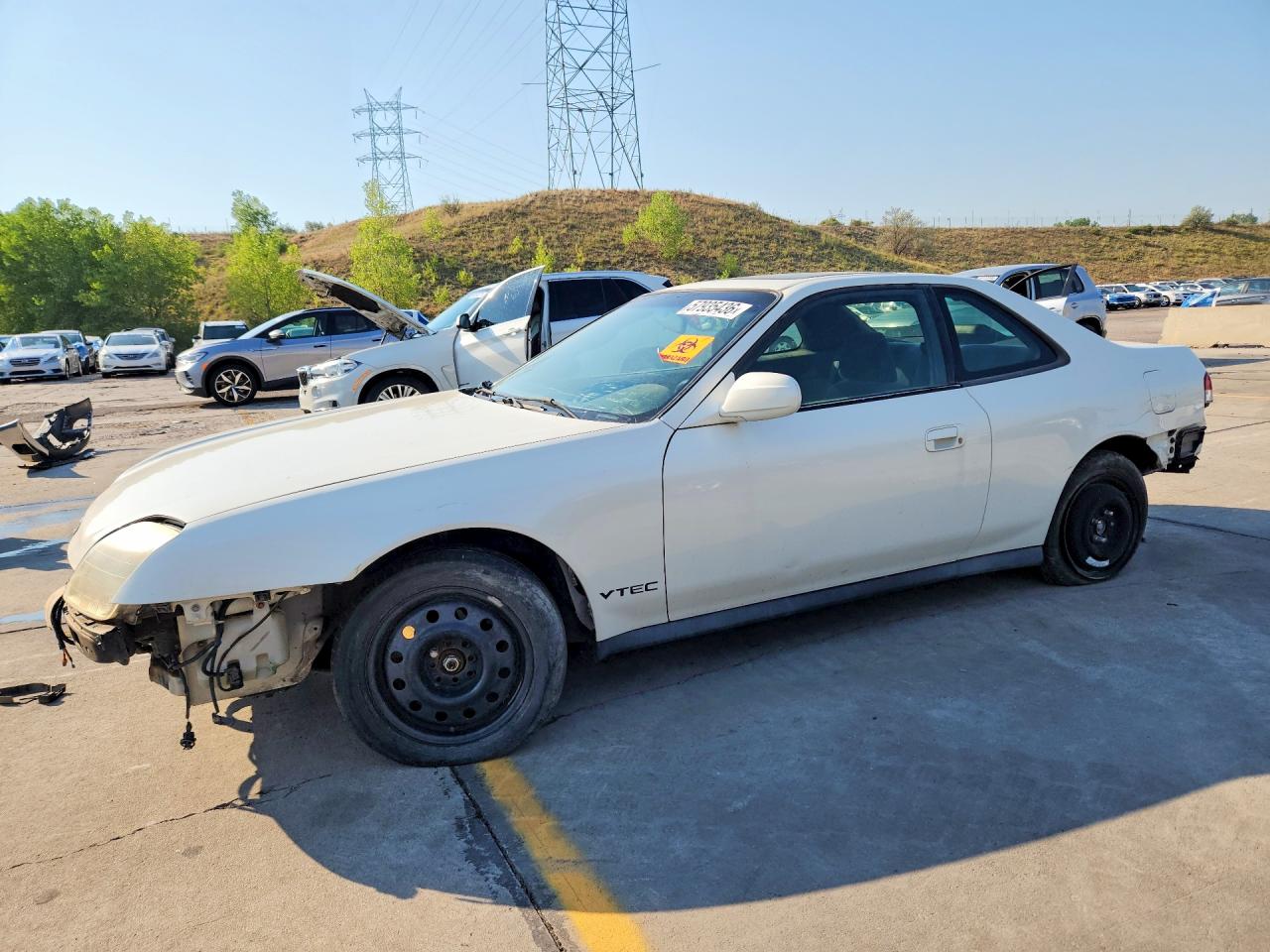 2000 Honda Prelude, VIN JHMBB6140YC007191 — Зад