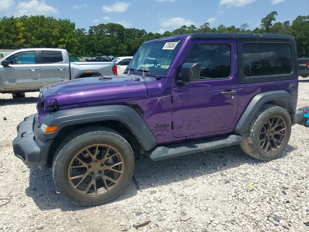 2023 Jeep Wrangler Sport, VIN 1C4GJXAN0PW571963 — Крыша