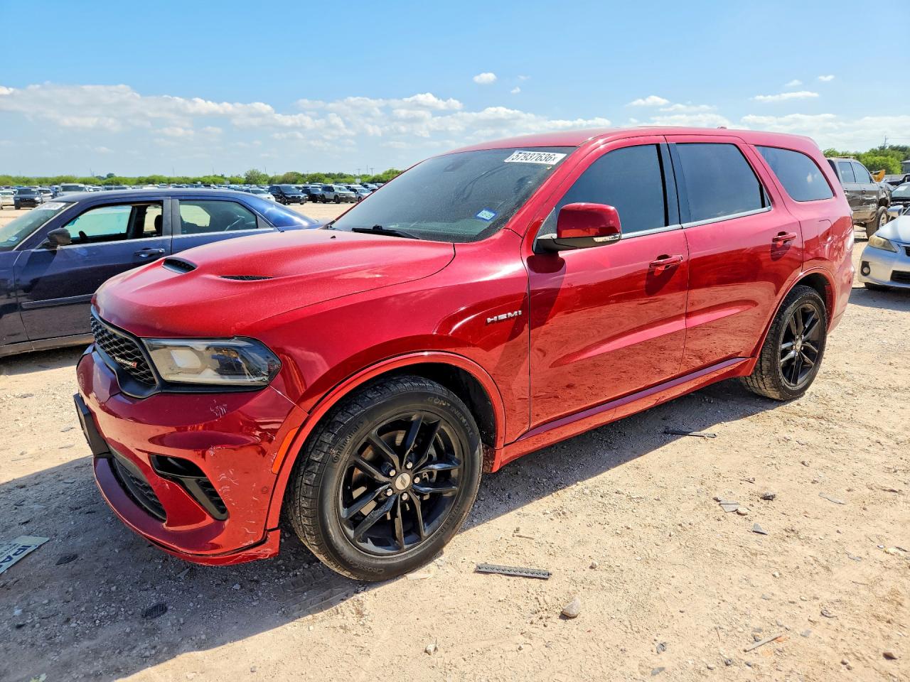2022 Dodge Durango R/T Plus, VIN 1C4SDHCT4NC101596 — Front end