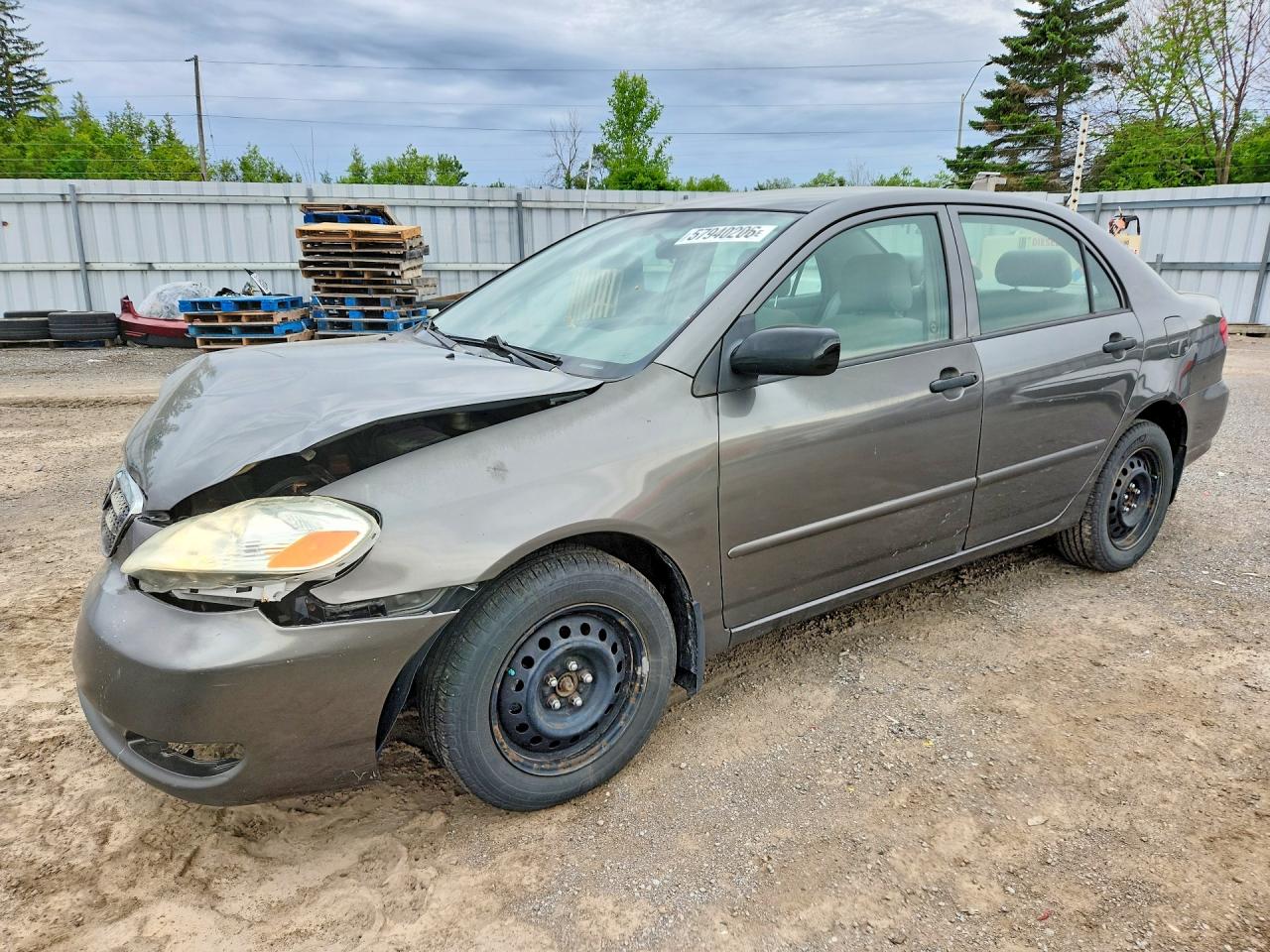 2007 Toyota Corolla CE, VIN 2T1BR32E87C798790 — Front end