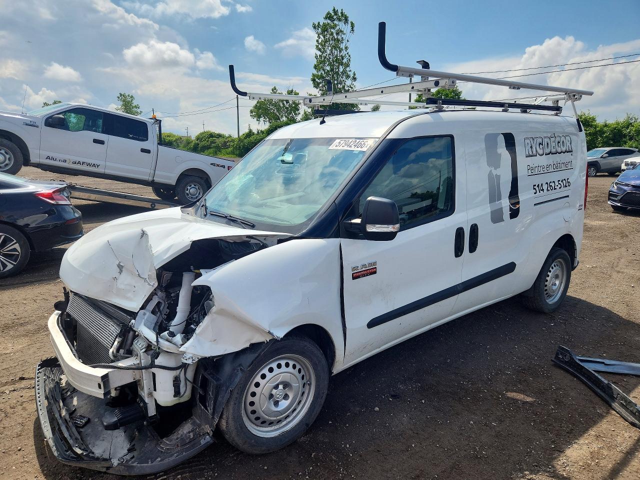 2022 Ram ProMaster City Cargo ST, VIN ZFBHRFCB4N6Y71242 — Перед
