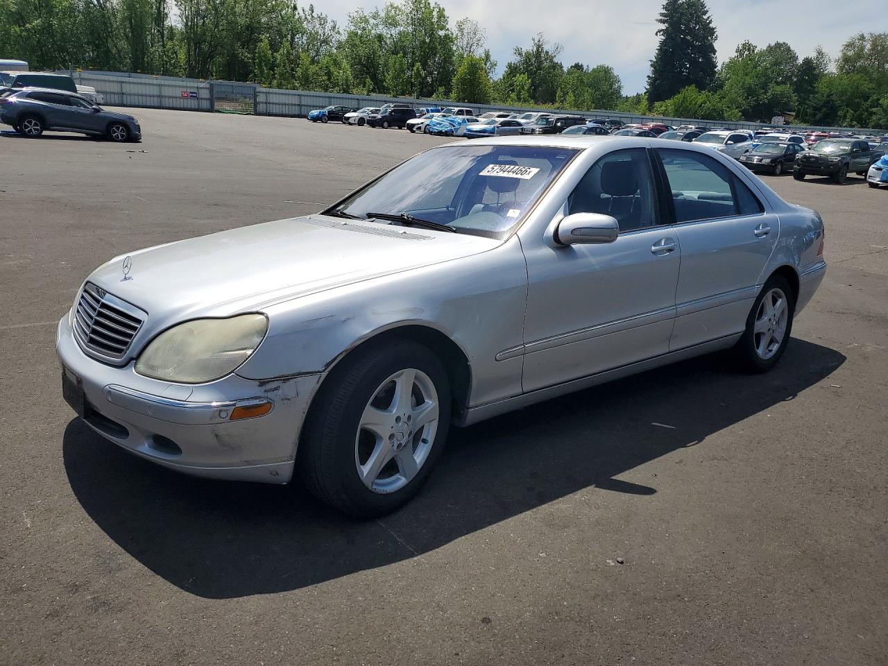 2002 Mercedes-Benz S 500, VIN WDBNG75J12A286612 — Front end