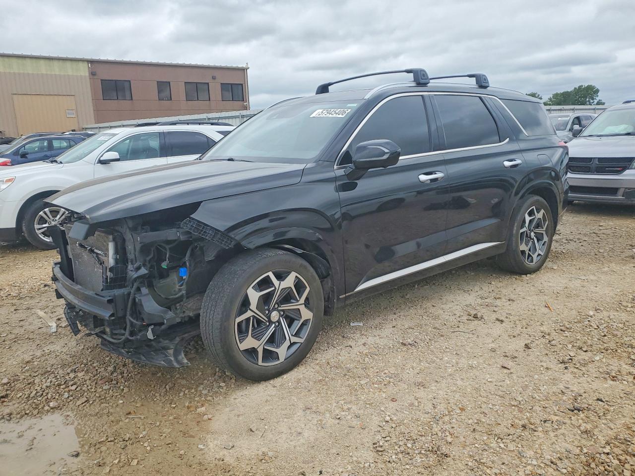 2021 Hyundai Palisade Calligraphy, VIN KM8R7DHE6MU318127 — Front end