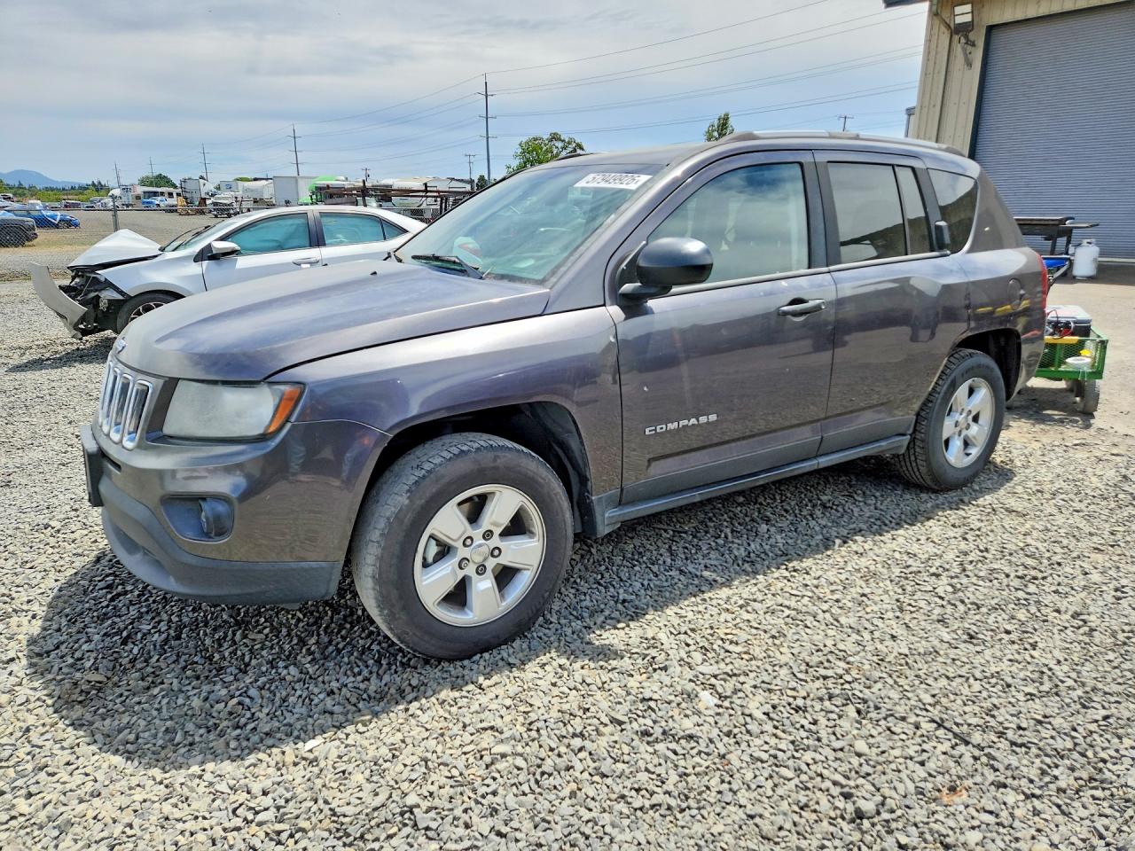 2016 Jeep Compass Sport SE, VIN 1C4NJCBA8GD547627 — Minor dents and scratches