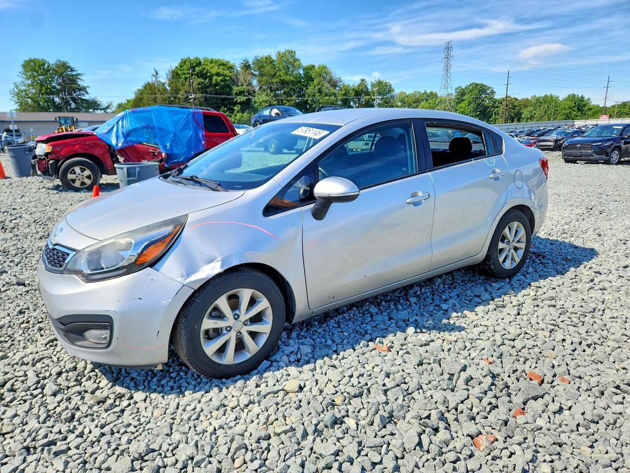 2013 Kia Rio EX, VIN KNADN4A37D6305188 — Vandalism