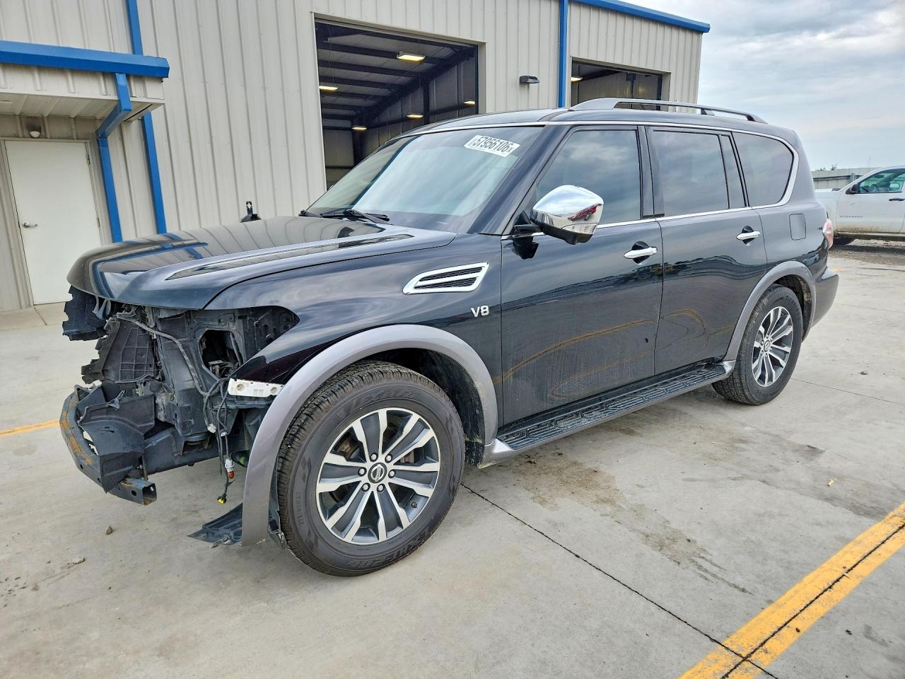 2018 Nissan Armada SL, VIN JN8AY2NC8JX502733 — Front end