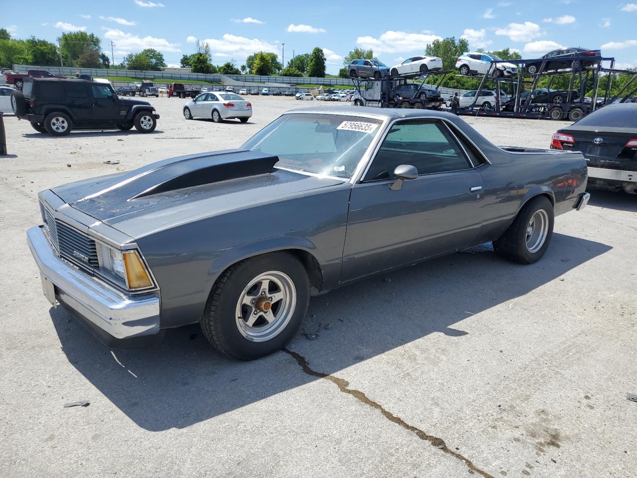 1981 Chevrolet El Camino, VIN 1GCCW80H0BD424838 — Roof