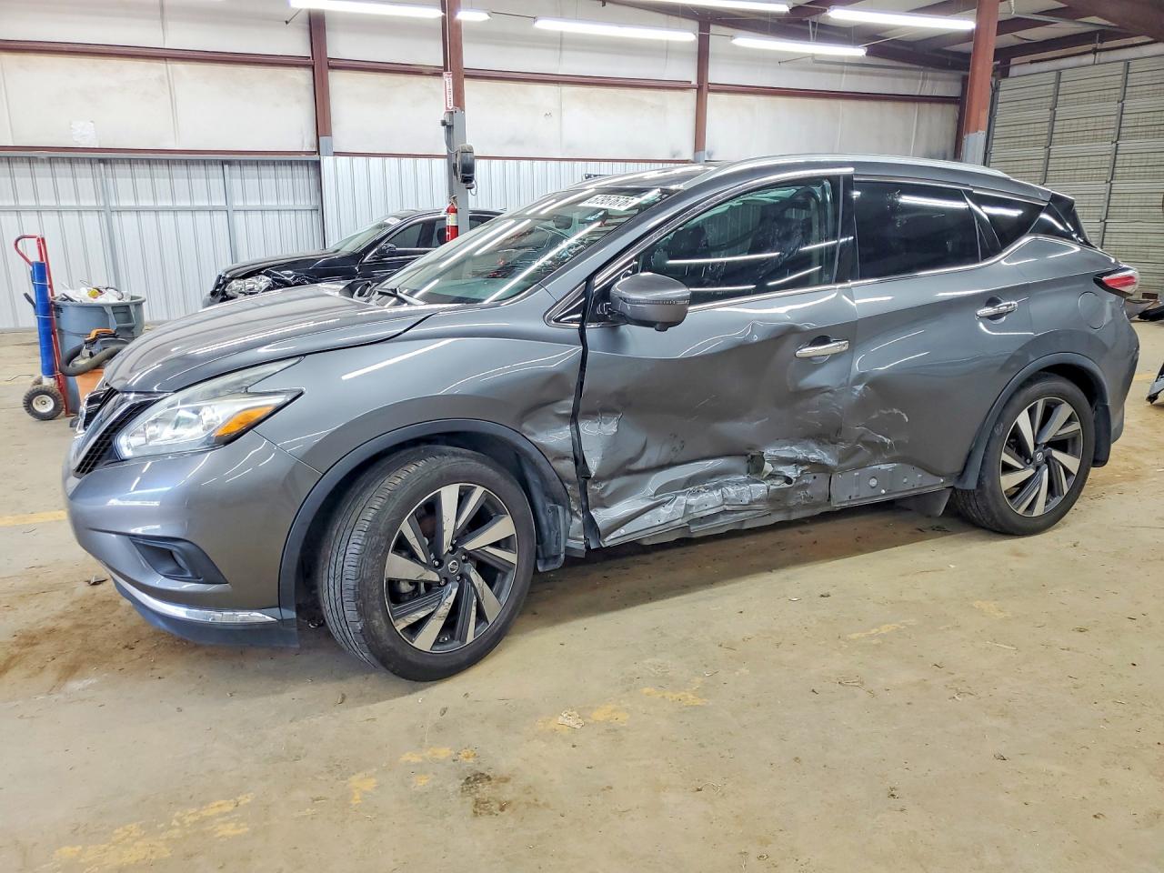 2018 Nissan Murano SV, VIN 5N1AZ2MH0JN106485 — Frame damage