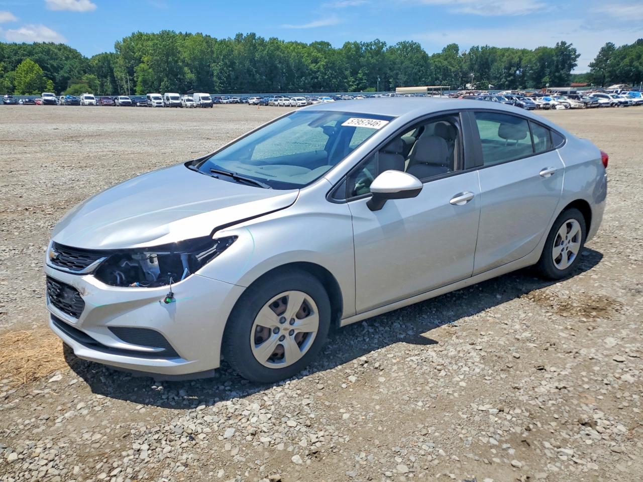 2018 Chevrolet Cruze LS, VIN 1G1BC5SM5J7171406 — Front end