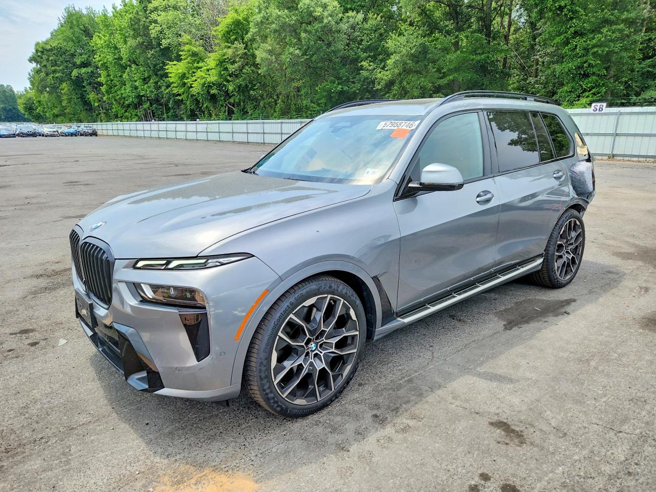 2024 BMW X7 xDrive40i, VIN 5UX23EM01R9S96838 — Rear end