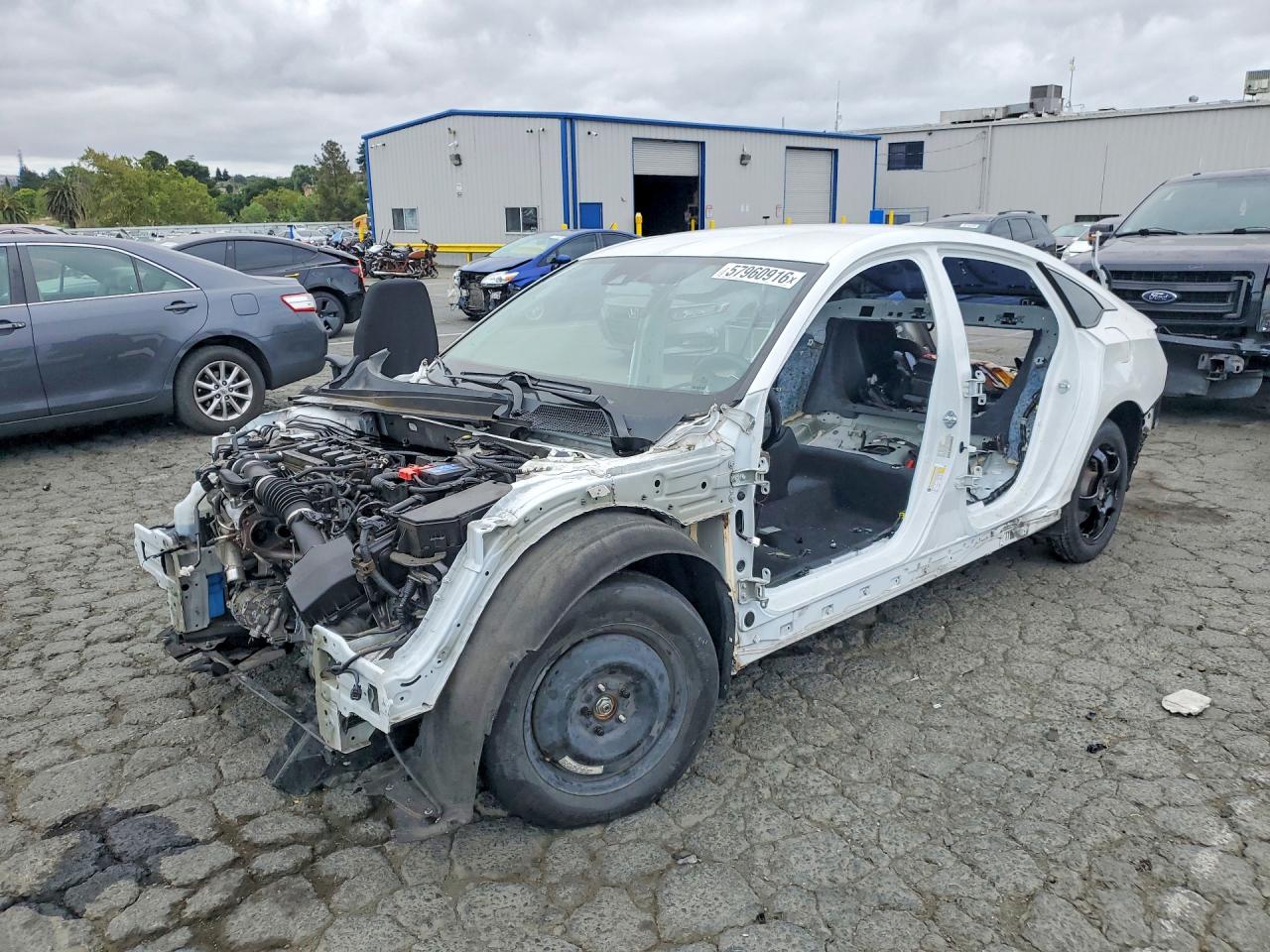 2022 Honda Accord Sport, VIN 1HGCV1F32NA000834 — Stripped
