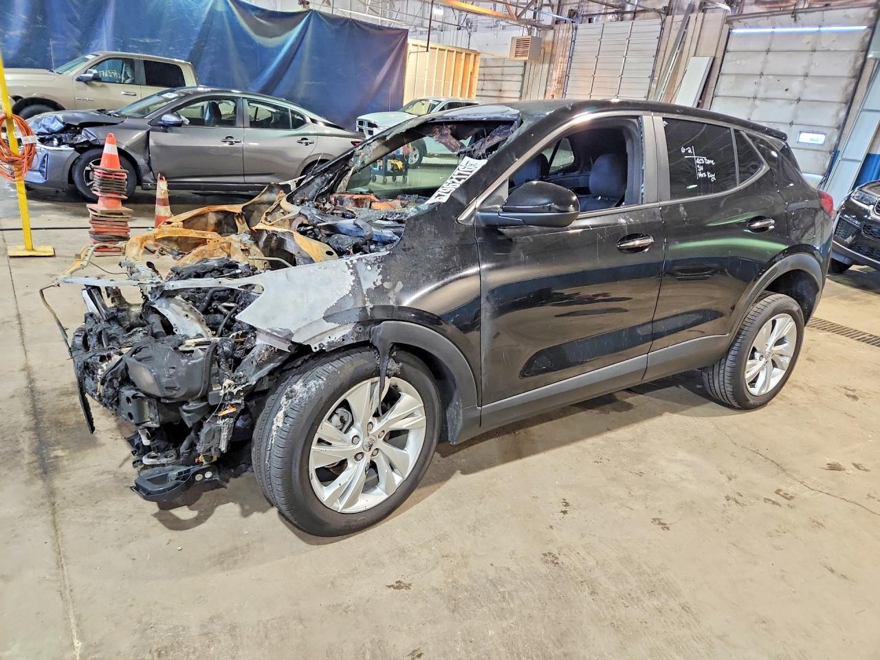 2026 Buick Encore GX Preferred, VIN KL4AMCSL6TB106599 — Engine fire