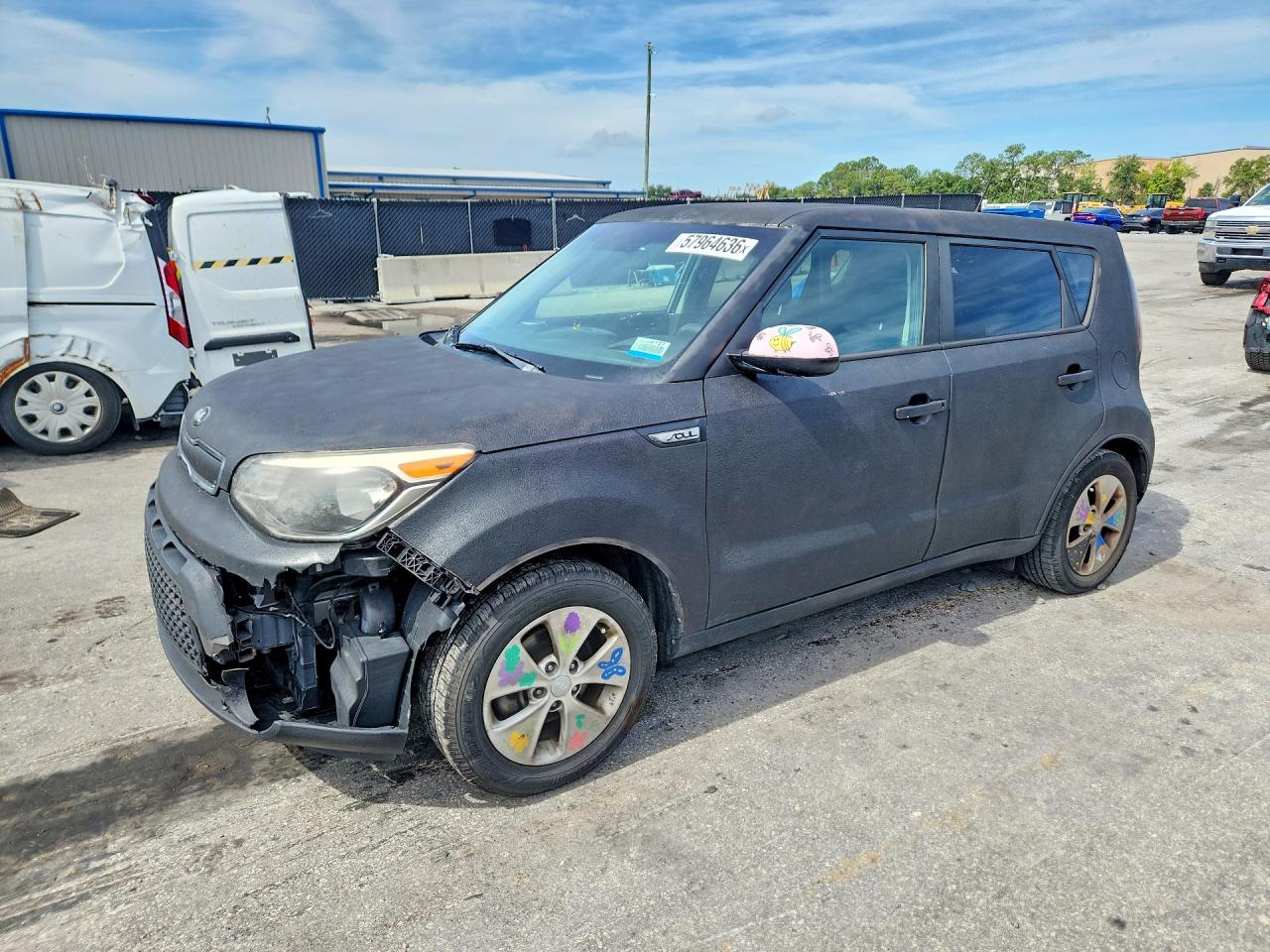 2016 Kia Soul, VIN KNDJN2A29G7378353 — Front end