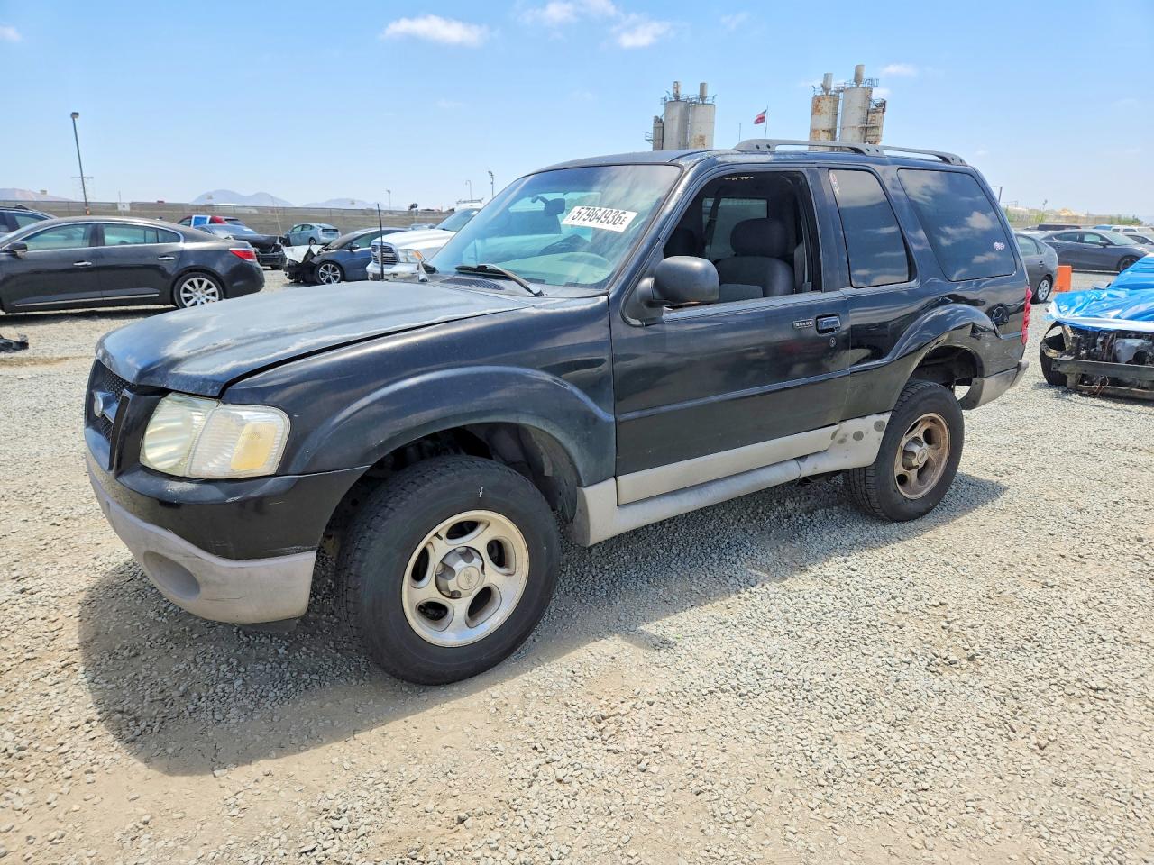 2003 Ford Explorer Sport XLS, VIN 1FMYU60E03UA38925 — Rear end
