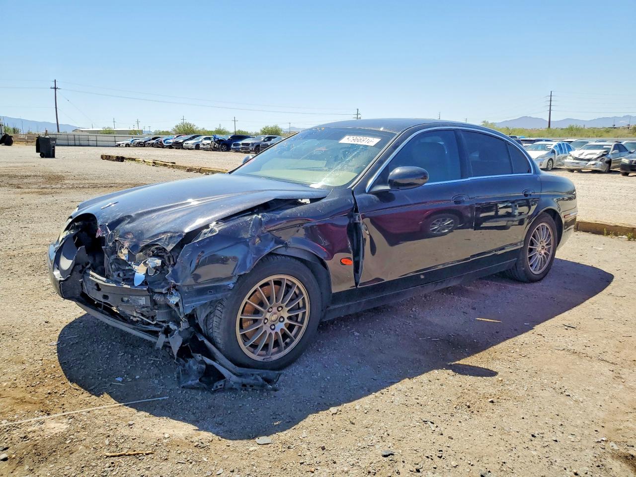 2006 Jaguar S-Type 3, VIN SAJWA01A56FN68508 — Front end