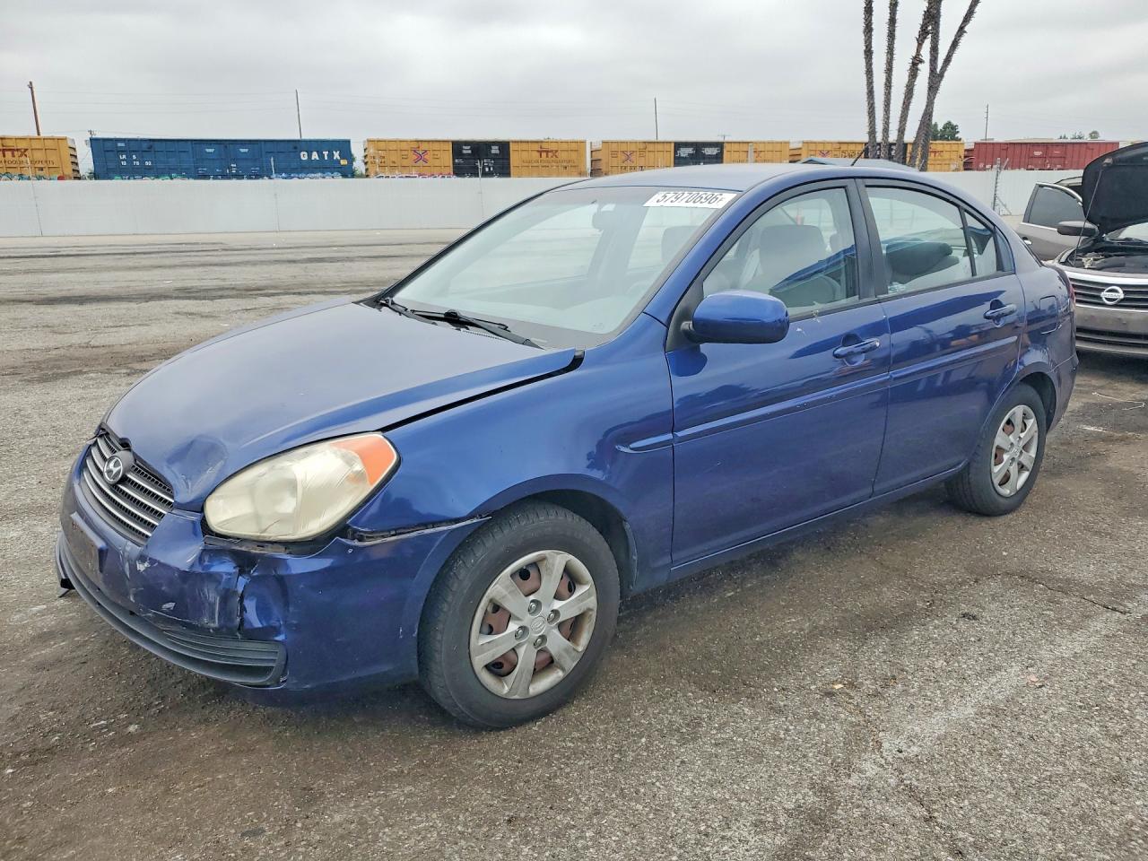 2010 Hyundai Accent GLS, VIN KMHCN4AC4AU492116 — Front end