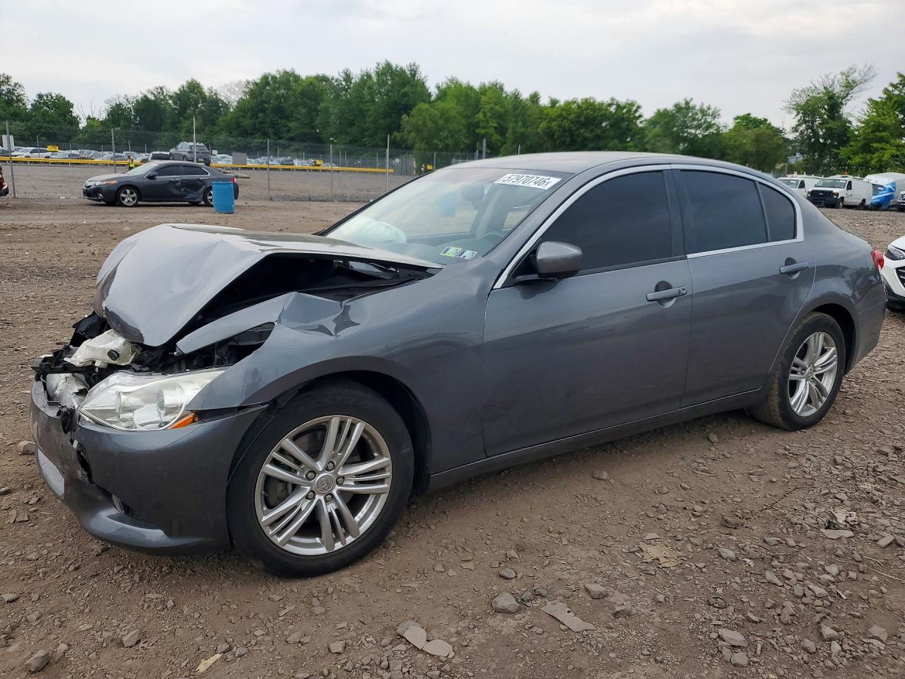 2015 Infiniti Q40, VIN JN1CV6AR1FM651348 — Front end