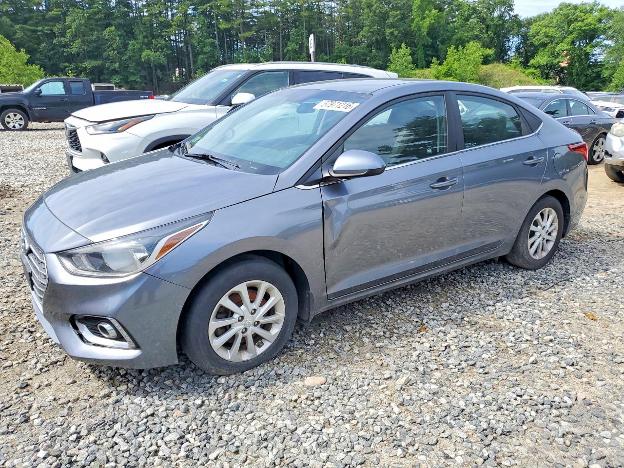 2019 Hyundai Accent SE, VIN 3KPC24A32KE071105 — Minor dents and scratches