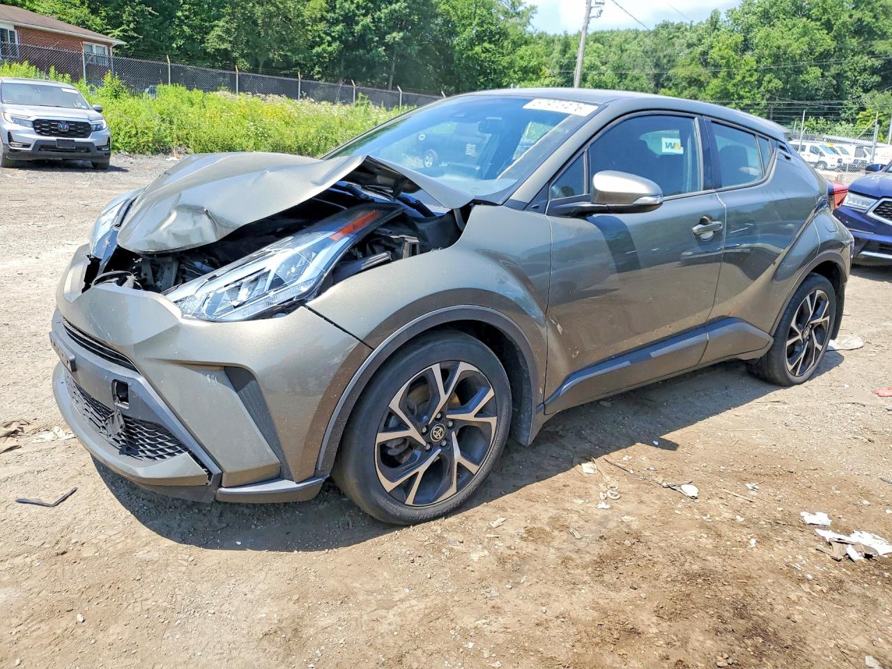 2021 Toyota C-HR LE, VIN NMTKHMBX1MR124301 — Front end