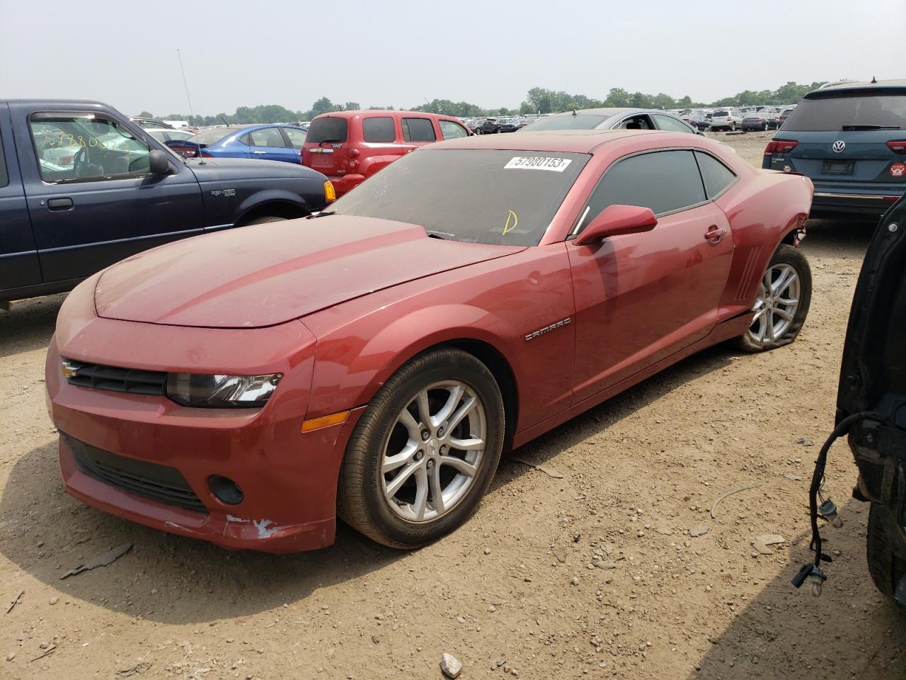 2015 Chevrolet Camaro LT, VIN 2G1FD1E39F9213592 — Rear end
