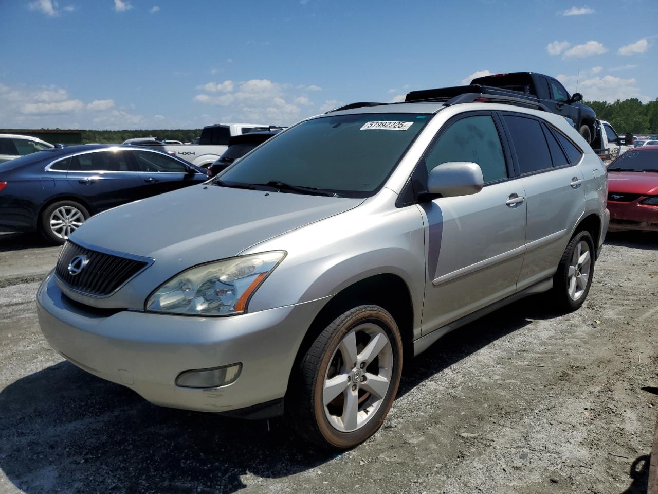 2006 Lexus RX 330, VIN 2T2GA31U06C043830 — Interior fire