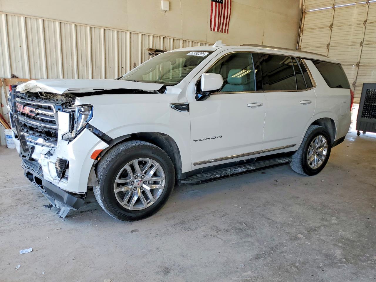 2023 GMC Yukon SLT, VIN 1GKS1BKD6PR179883 — Front end