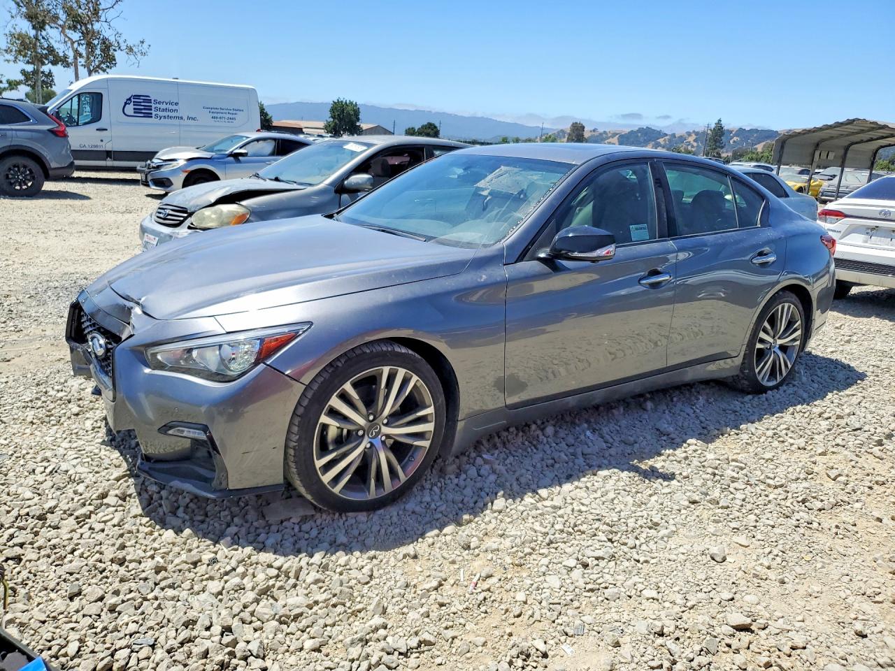 2023 Infiniti Q50 Sensory, VIN JN1EV7CP2PM511790 — Front end