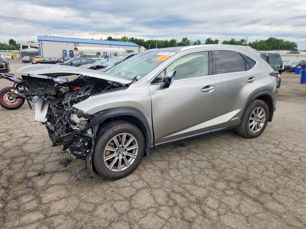 2021 Lexus NX 300h, VIN JTJDJRDZ5M2163956 — Перед