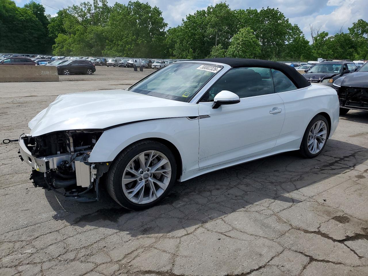 2020 Audi A5 Cabriolet Prestige, VIN WAU2NGF53LN000357 — Front end
