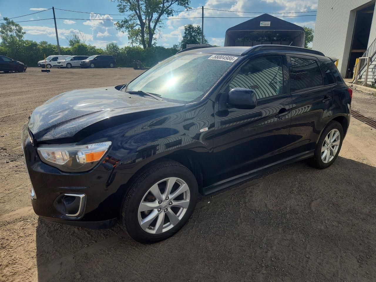 2015 Mitsubishi Outlander Sport GT, VIN 4A4AJ4AW4FE607633 — Front end