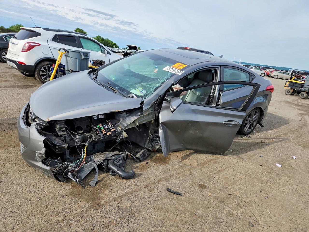 2013 Hyundai Elantra GLS, VIN 5NPDH4AE7DH184132 — Front end