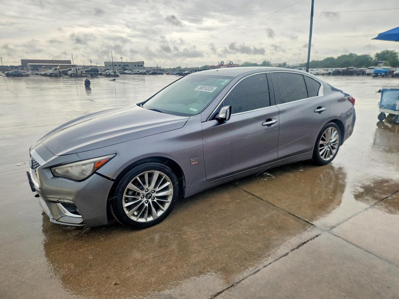 2020 Infiniti Q50 Luxe, VIN JN1EV7AP6LM205477 — Front end