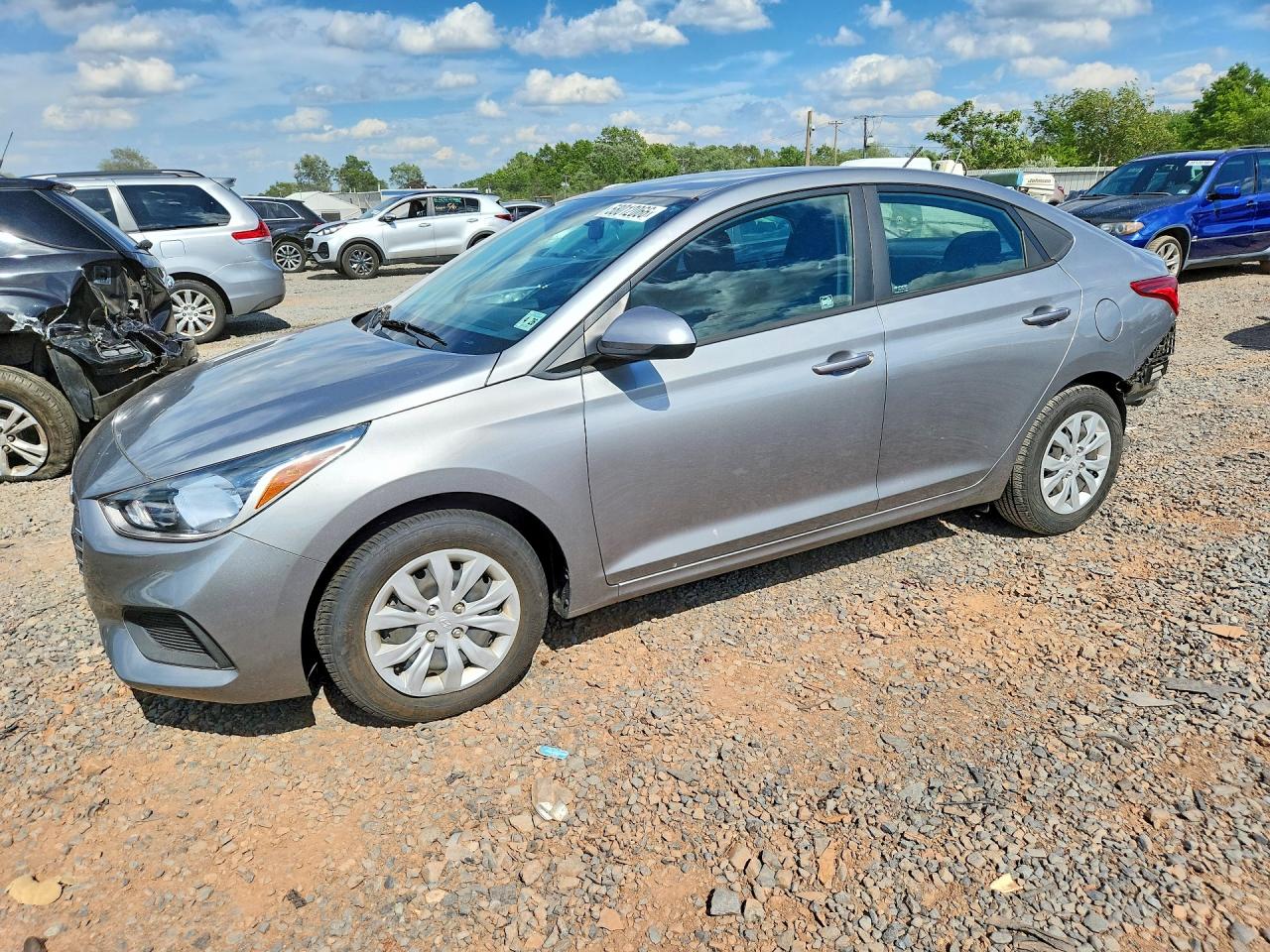 2021 Hyundai Accent SE, VIN 3KPC24A60ME136272 — Rear end