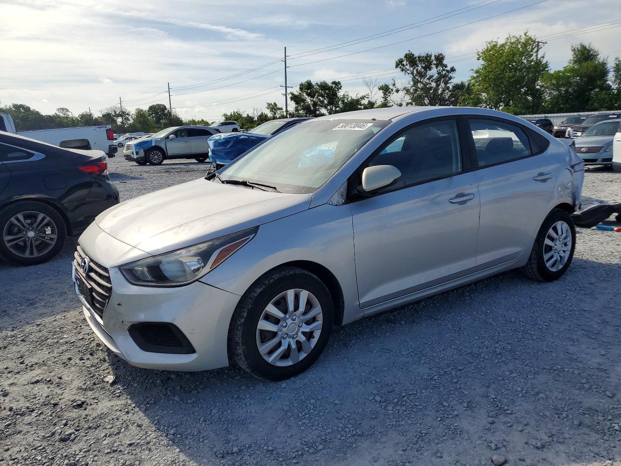 2018 Hyundai Accent SE, VIN 3KPC24A34JE007453 — Rear end